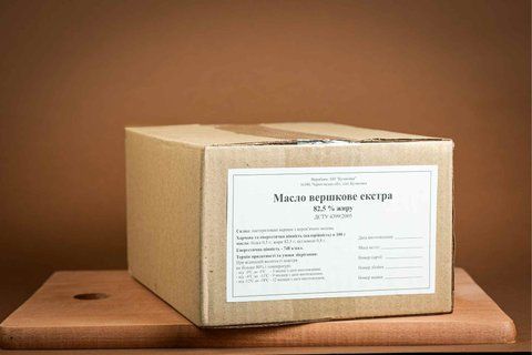 Масло сливочное экстра 82,5% жира монолит 770 фото