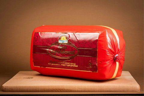 Продукт молокосодержащий творожный "Едам Королівський" 45% жира брус 683 фото