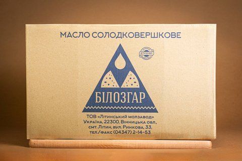 Масло сливочное 73% жира фасовка монолит 20 кг 744 фото