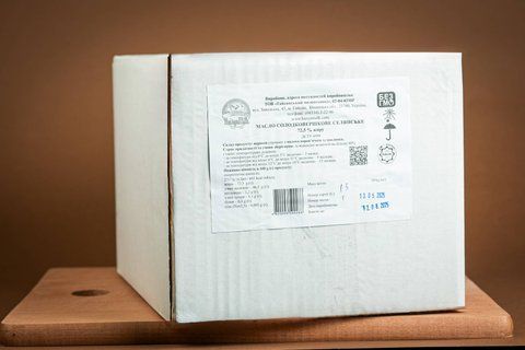 Масло сладкосливочное крестьянское 72,5% фасовка монолит 10 кг 747 фото