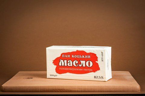 Масло Пан Коцький 82,5% жиру 1 кг 752 фото